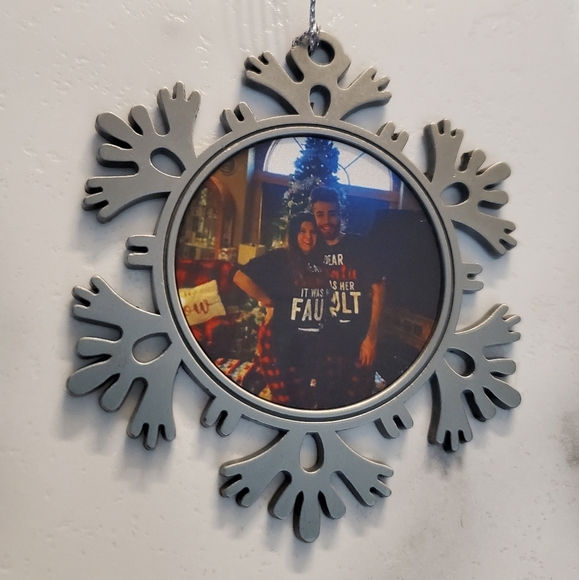 Metal Snowflake Christmas Ornament Custom Made - Picture 10 of 11